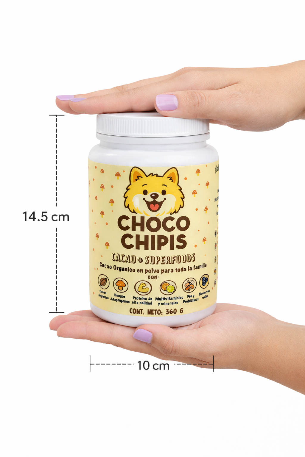 CHOCO CHIPIS bote 360g
