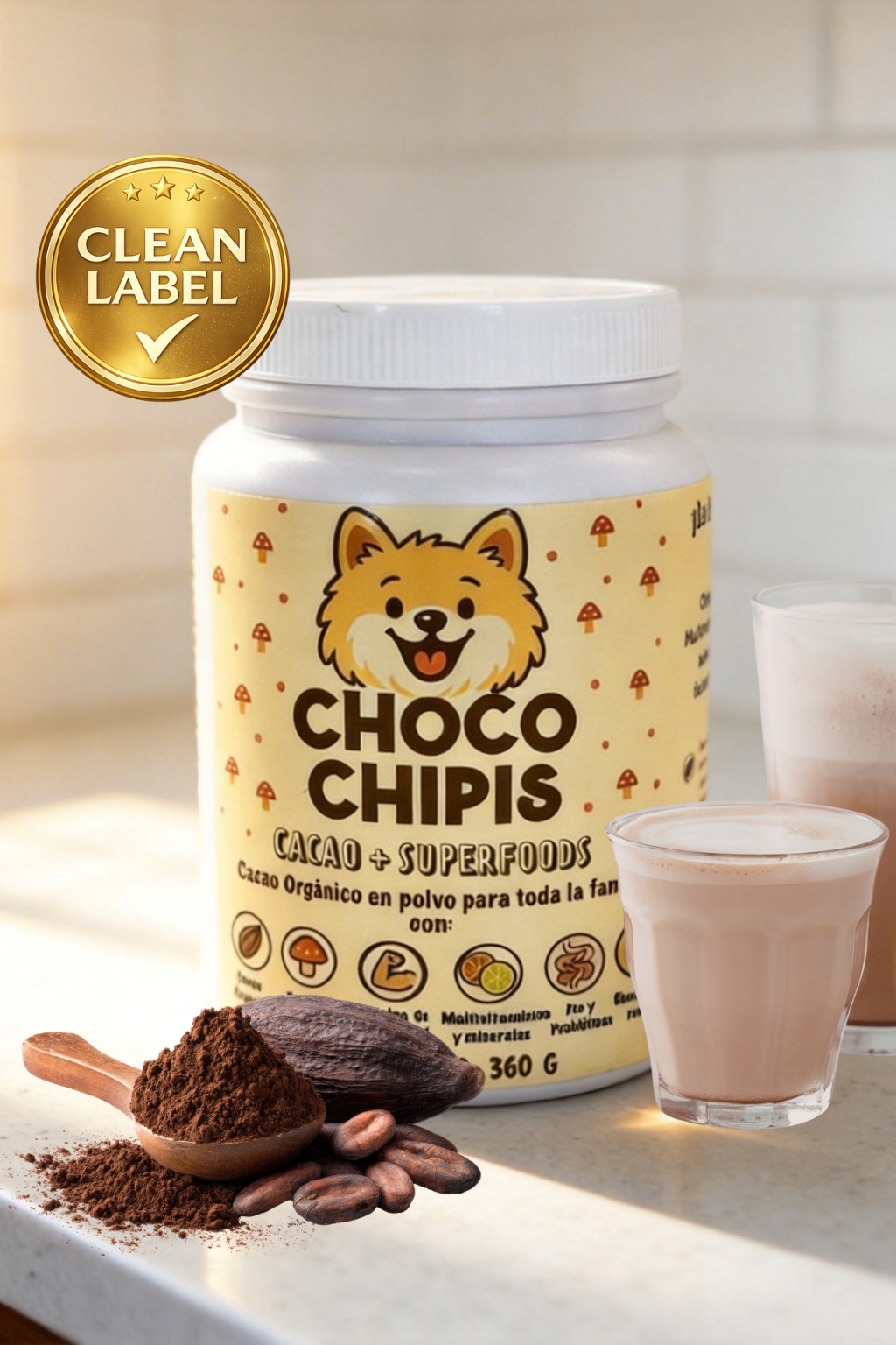 CHOCO CHIPIS bote 360g